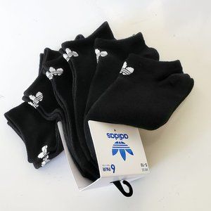 Pack 6 Adidas Womens No Show Sneaker Socks